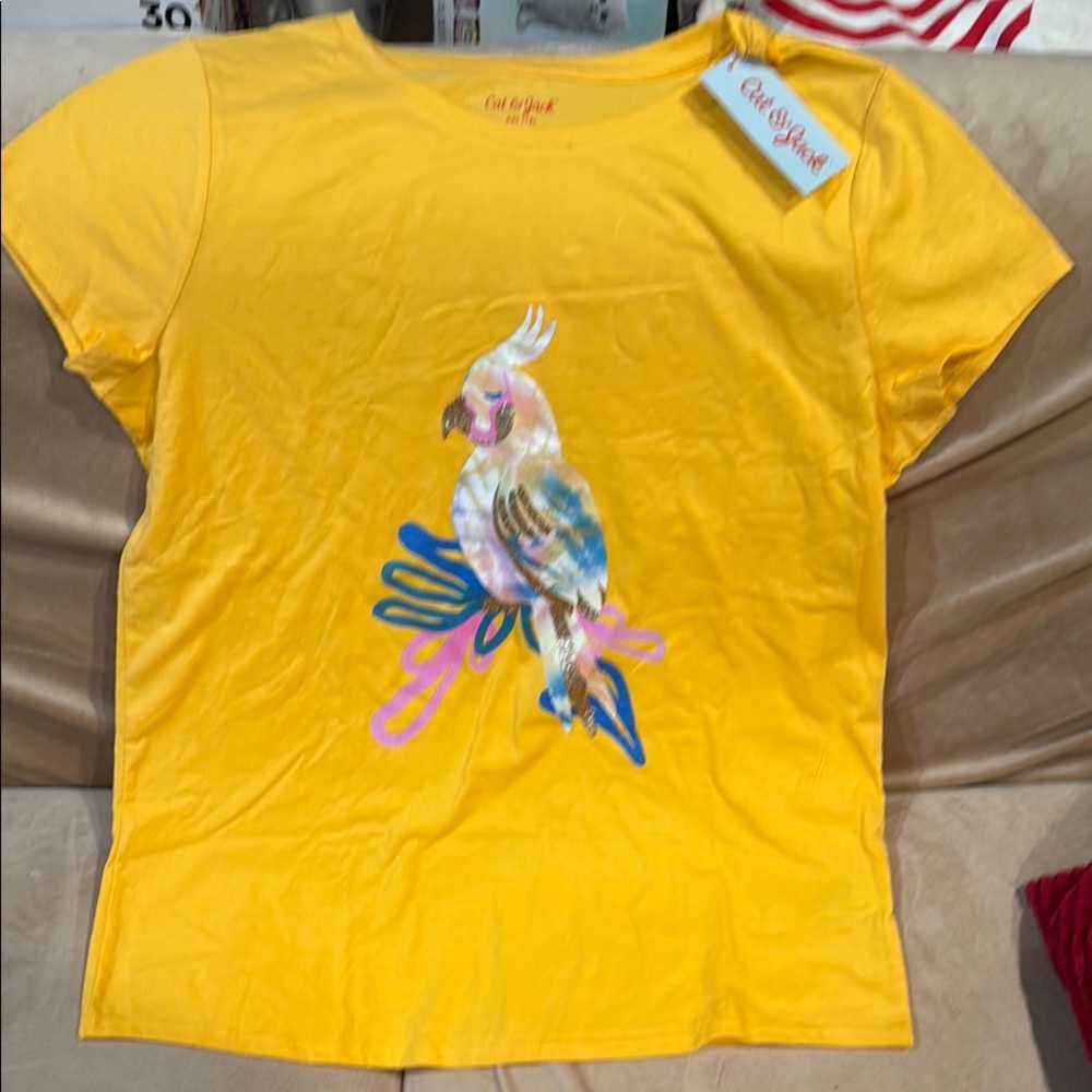 Kids Yellow Parrot T-Shirt